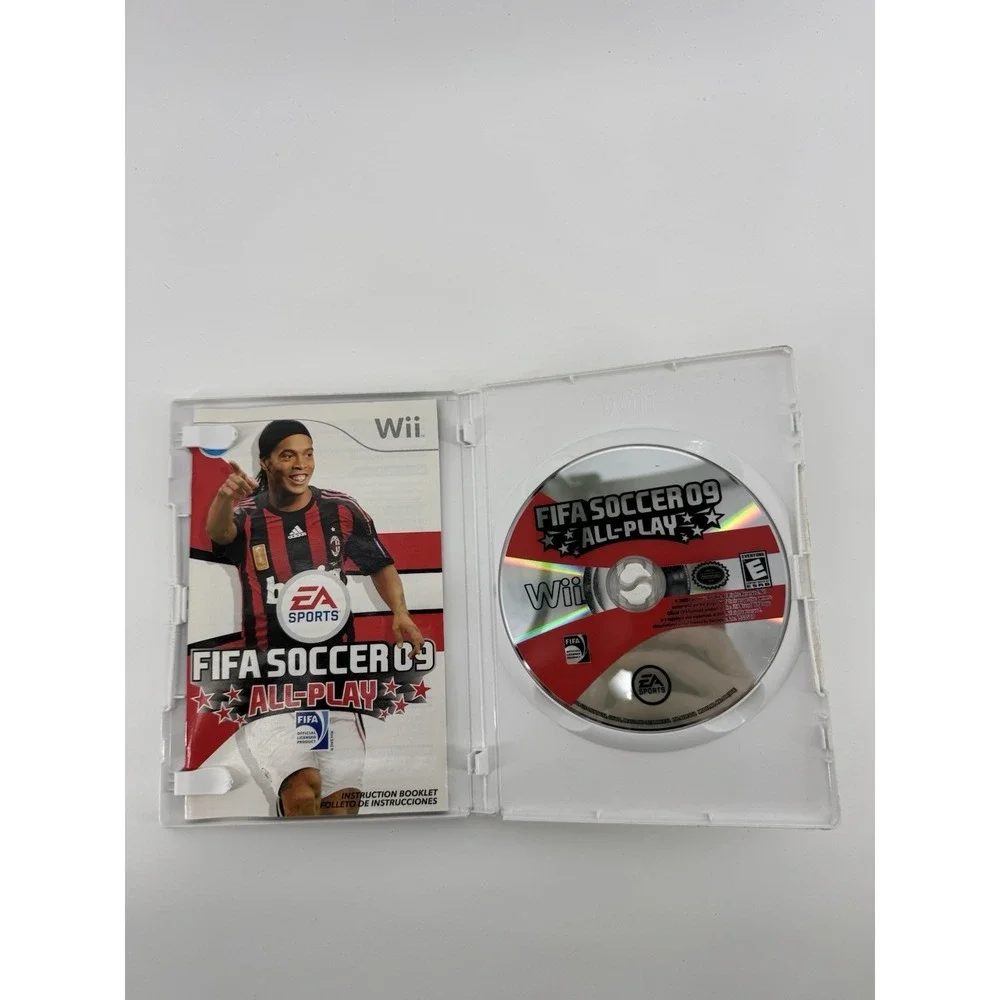 FIFA Soccer 09 All-Play Nintendo‎ Wii Video Game With Manual EA Sports